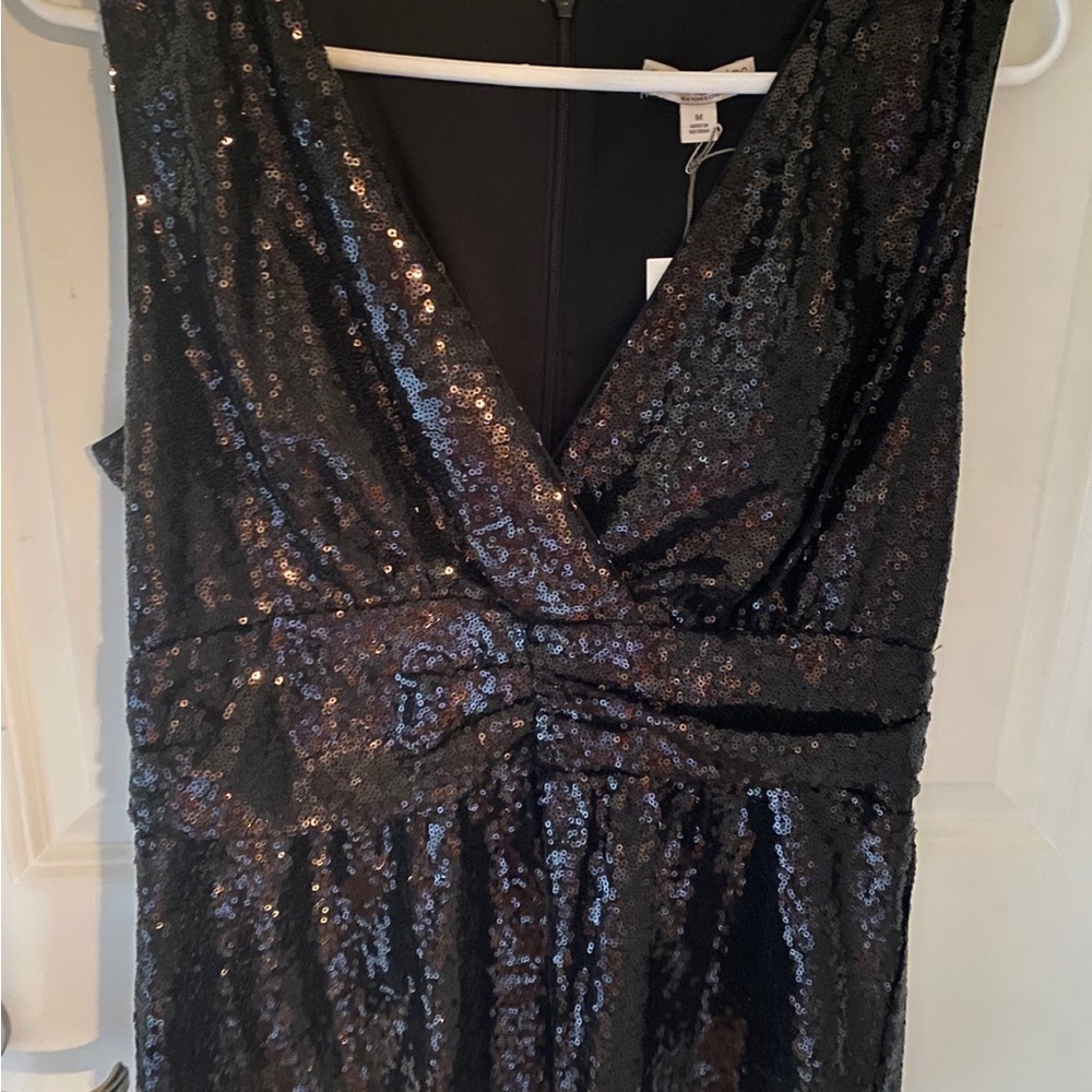 Sequined sleeveless top